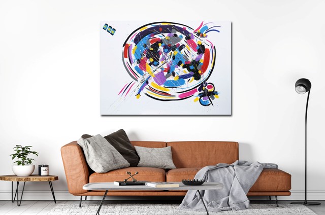 Kunst online  kaufen 140x120 cm - Abstrakt 1386